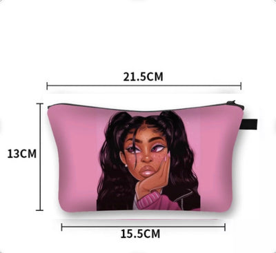 Melanin Girl Makeup Bag